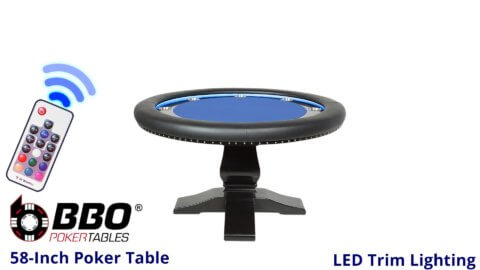 BBO---Poker-Table---Ginza---Table---Standard-Felt---Blue