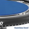 BBO---Poker-Table---Nighthawk---Table---Close-Up---Cup-Holder---Standard-Felt---Blue