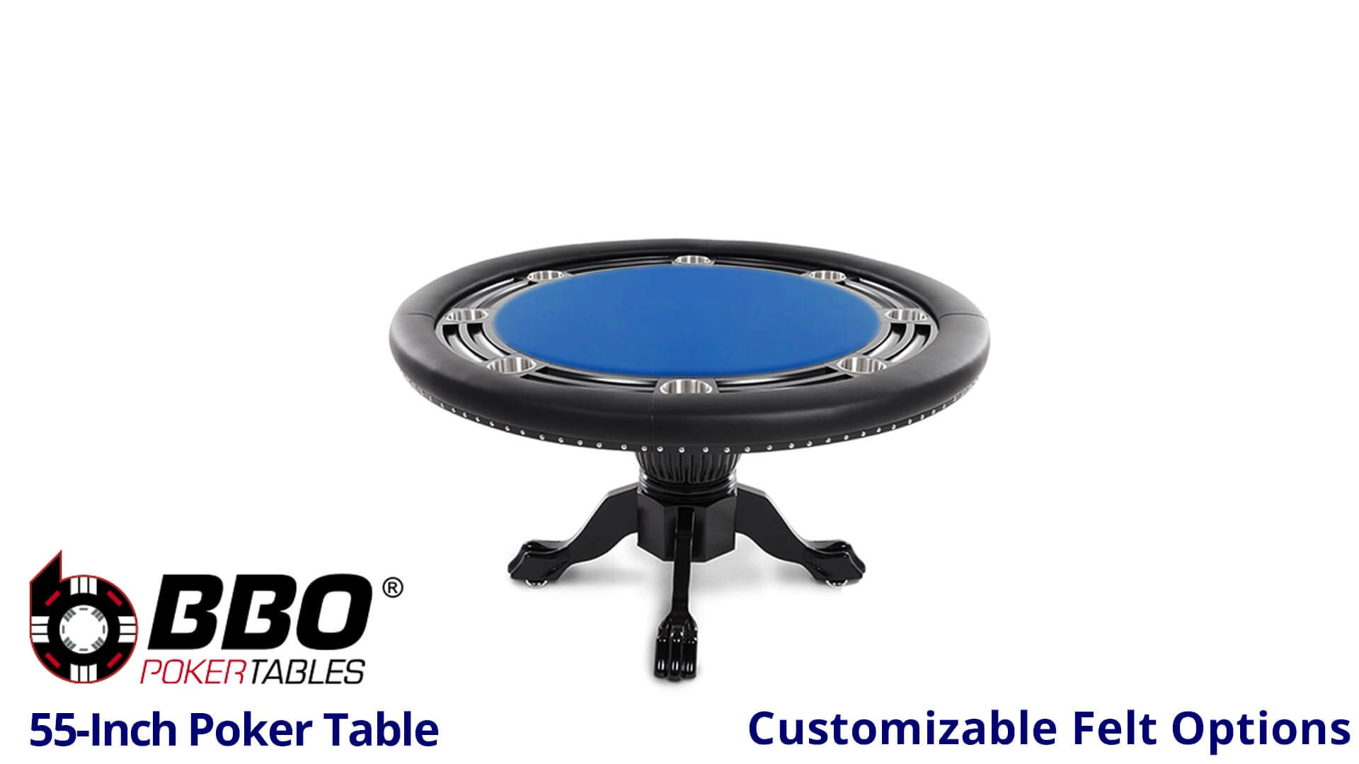 BBO—Poker-Table—Nighthawk—Table—Standard-Felt—Blue BBO---Poker-Table---Nighthawk---Table---Standard-Felt---Blue