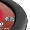 BBO---Poker-Table---UPT---Table---Mahogany-Racetrack---Closeup---Standard-Felt---Red