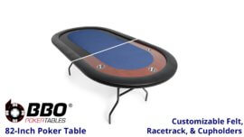 BBO---Poker-Table---UPT-jr---Table---Multiple-Racetrack---without-Cupholders---Suited-Speed-Felt---Blue