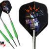 Bottelsen-Hammer-Head-Russ-Lopez-Signature-Xtreme-Shark-Skins-Steel-Tip-Green-Dart-Set