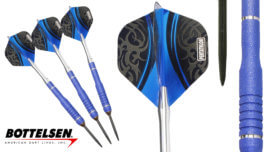 Bottelsen-Xtreme-Hammer-Head-Precision-Grip-Steel-Tip-Blue-Dart-Set