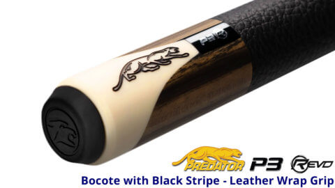 最終値下げ叩き売りPREDATOR P3 BLACK leather grip Predator P3 Cue