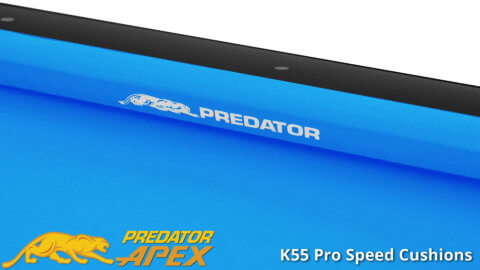 Predator Apex - Pool Table - 9 ft - 05 - Rail Detail - 06-Tournament-Blue-117