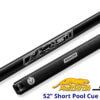 Predator-S-II-Shorty---52'-Short-Pool-Cue---Black-with-Sport-Wrap-for-Sale