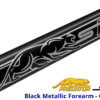 Predator-S-II-Shorty---52'-Short-Pool-Cue---Black-with-Sport-Wrap---BlacK-Forearm-Detail-for-Sale