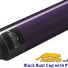 Predator-S-II-Shorty---52'-Short-Pool-Cue---Purple-Wrapless---Butt-Cap-for-Sale