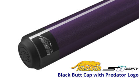 Predator-S-II-Shorty---52'-Short-Pool-Cue---Purple-Wrapless---Butt-Cap-for-Sale