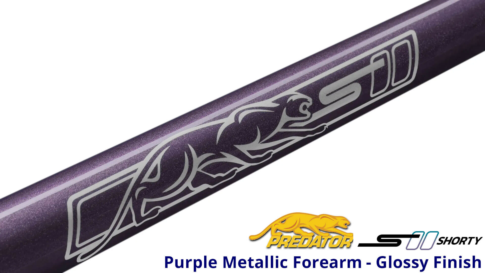 Predator-S-II-Shorty—52′-Short-Pool-Cue—Purple-with-Sport-Wrap—Forearm-Detail Predator-S-II-Shorty---52'-Short-Pool-Cue---Purple-with-Sport-Wrap---Forearm-Detail-for-Sale