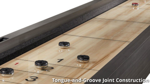 Imperial-Shuffleboard-HB-Home-Blake-12-Foot-Playsurface-Diagonal-Closeup