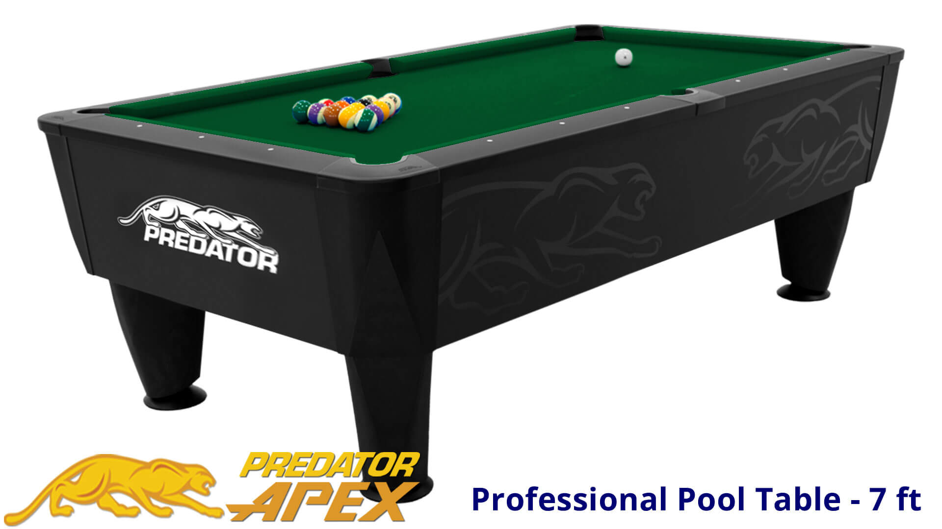 Predator Apex 7ft Pool Table - Seybert's Billiards Supply