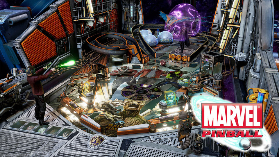 Marvel Pinball Guardians of the Galaxy Playfield