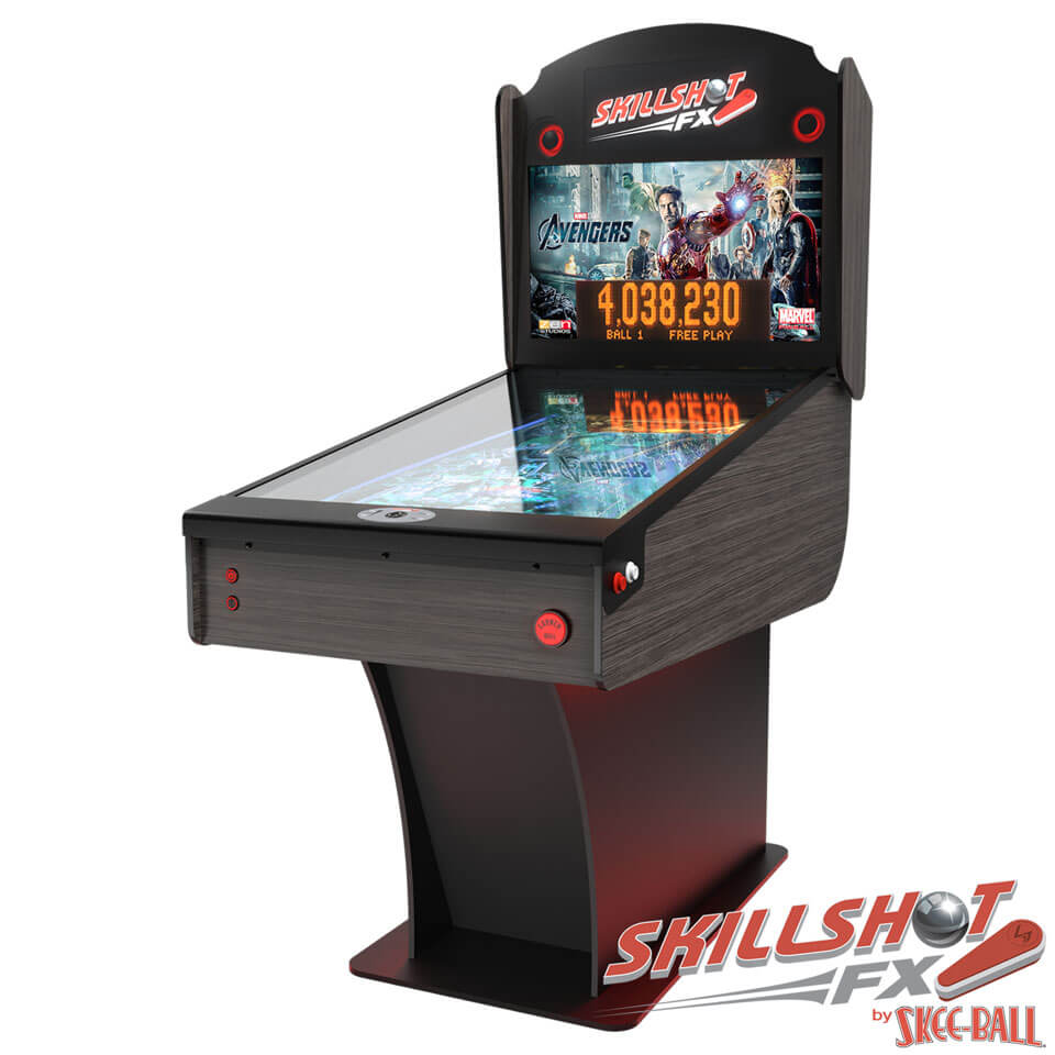 Skillshot FX Virtual Pinball Machine Featuring Marvel Tables