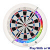 Gran-Board-3-S---White---Soft-Tip-Dart-Board-with-LED-Off-Comparison