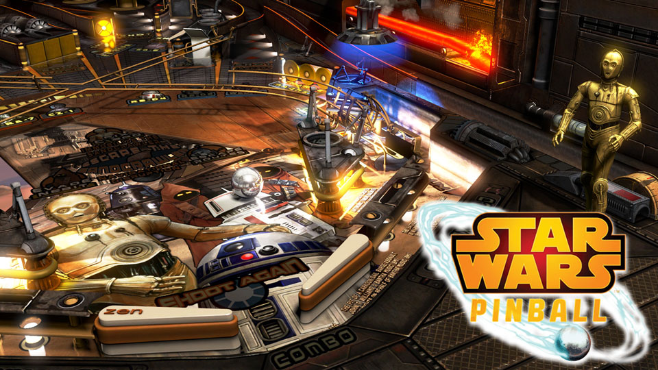 Star Wars Pinball Playfield