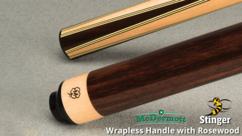 McDermott-Break-Jump-Cue---NG01-Wrapless-Rosewood-for-sale
