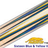 Predator Limited-Edition TrueSplice 16 Curly 2 Generation - Blue, Yellow, and Black Veneers for Sale