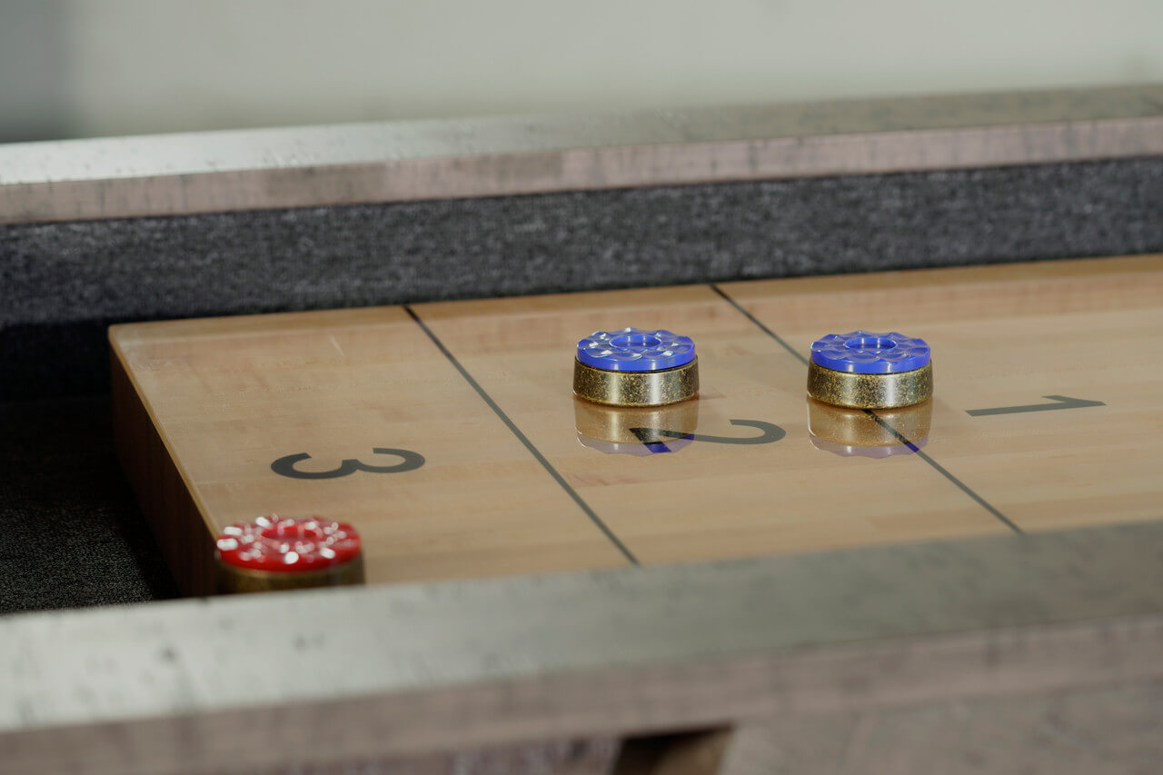 Shuffleboard Nixon Pucks Side