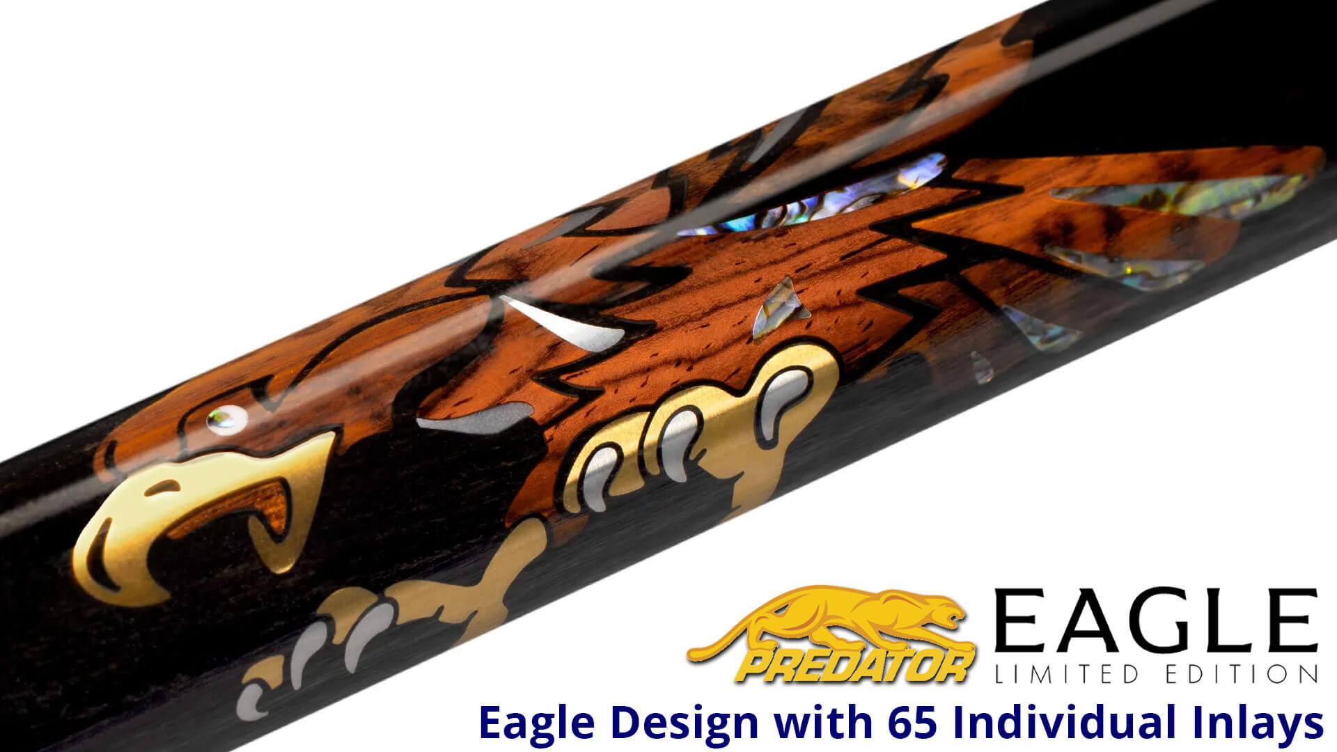 Predator-Eagle-LE-Cue-Maple-Handle-Detail Predator-Eagle-LE-Cue-Maple-Handle-Detail