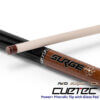 Cuetec Cues AVID Surge Break Pool Cue - Brown - Power+ Phenolic Tip