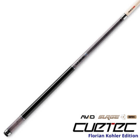 Cuetec Cues AVID Surge Break Pool Cue - Grey - Full Cue