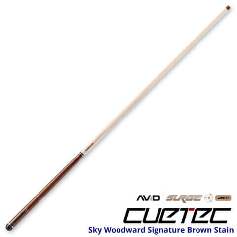 Cuetec Cues AVID Surge Jump Pool Cue - Brown - Full Cue