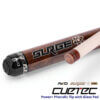 Cuetec Cues AVID Surge Jump Pool Cue - Brown - Power+ Phenolic Tip