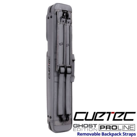 Cuetec Cue Case Pro-Line 4x8 Soft Case - Ghost Edition Backpack Straps - for sale