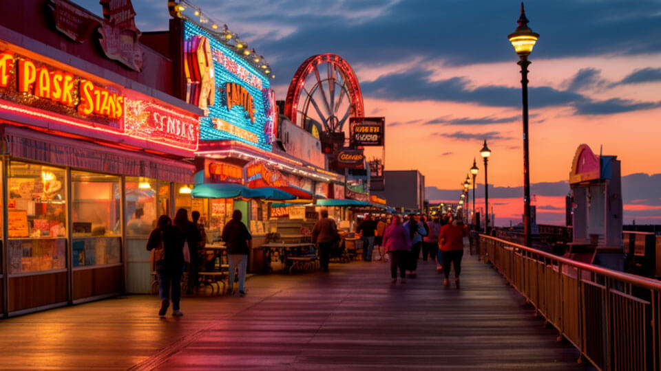 The Coney Island Boardwalk