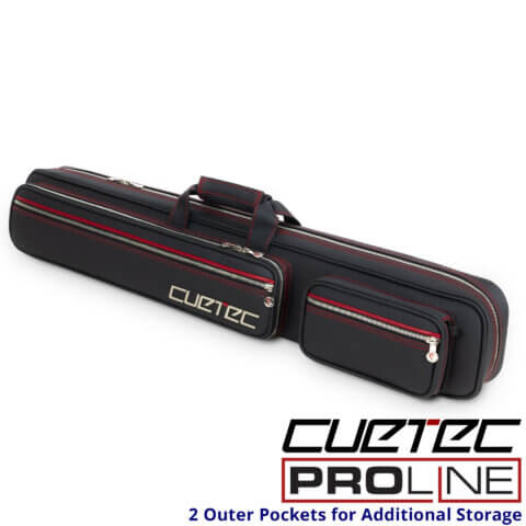Cuetec Cue Case - Pro-Line - 4x8 - Soft Case - Exterior Pockets - For Sale