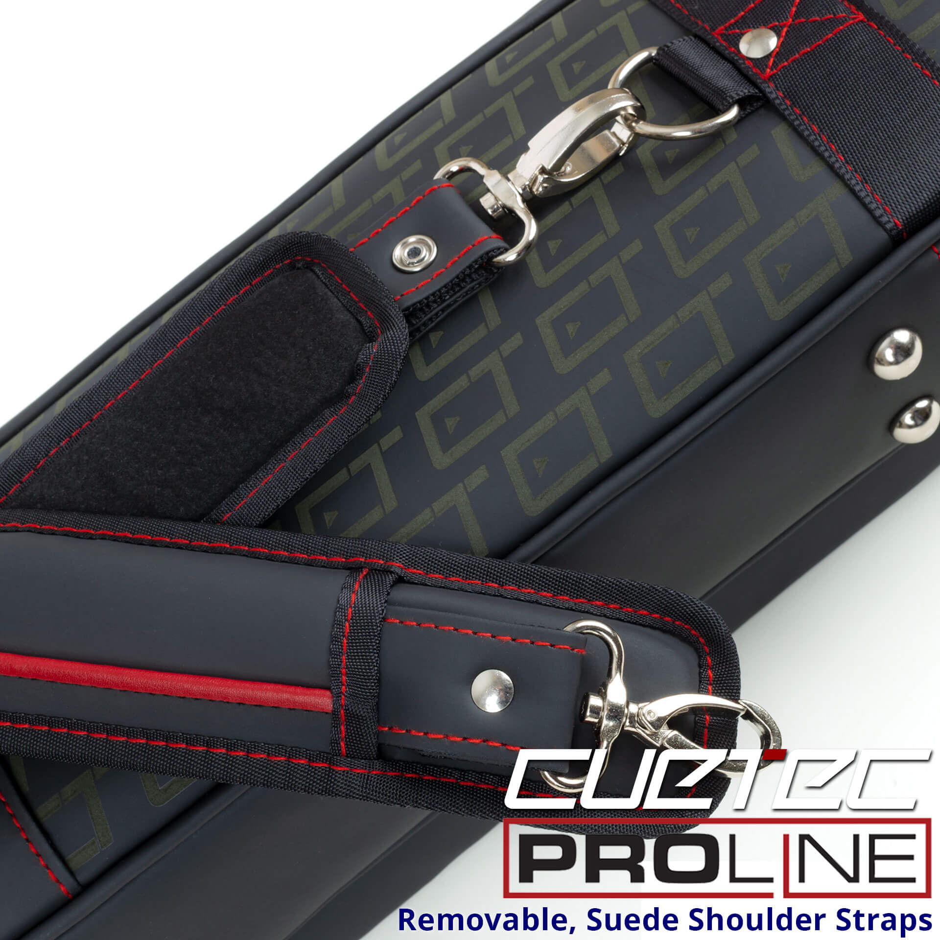 CT-ProLine-4X8-Soft-Case-95-751-Sueded-Straps Cuetec Cue Case - Pro-Line - 4x8 - Soft Case - Suede Shoulder Straps - For Sale