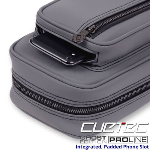 Cuetec Cue Case - Pro-Line - 4x8 - Soft Case - Ghost-Edition - Phone Holder Slot - for sale