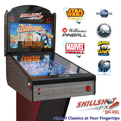 Skillshot FX Virtual Pinball Machine for Sale