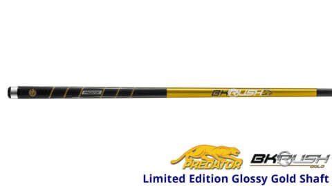 Predator BK Rush - Gold - Sport Wrap - Full Cue