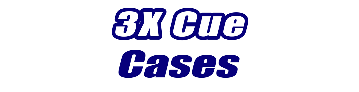 3X Pool Cue Cases 3X Pool Cue Cases for Sale