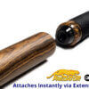 Predator QR2 Extension - 8 Inch - Bocote - Matte - Instant Attachment