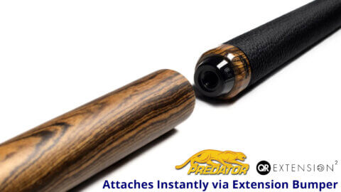 Predator QR2 Extension - 8 Inch - Bocote - Matte - Instant Attachment