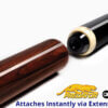 Predator QR2 Extension - 8-Inch Cocobolo - Glossy - Attaches Instantly for sale