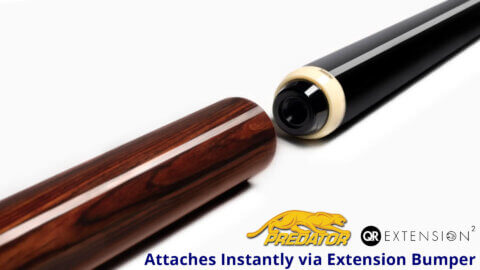 Predator QR2 Extension - 8-Inch Cocobolo - Glossy - Attaches Instantly for sale