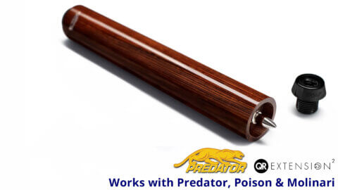 Predator QR2 Extension - 8-Inch Cocobolo - Glossy - QR 2 Adapter Plug for Sale