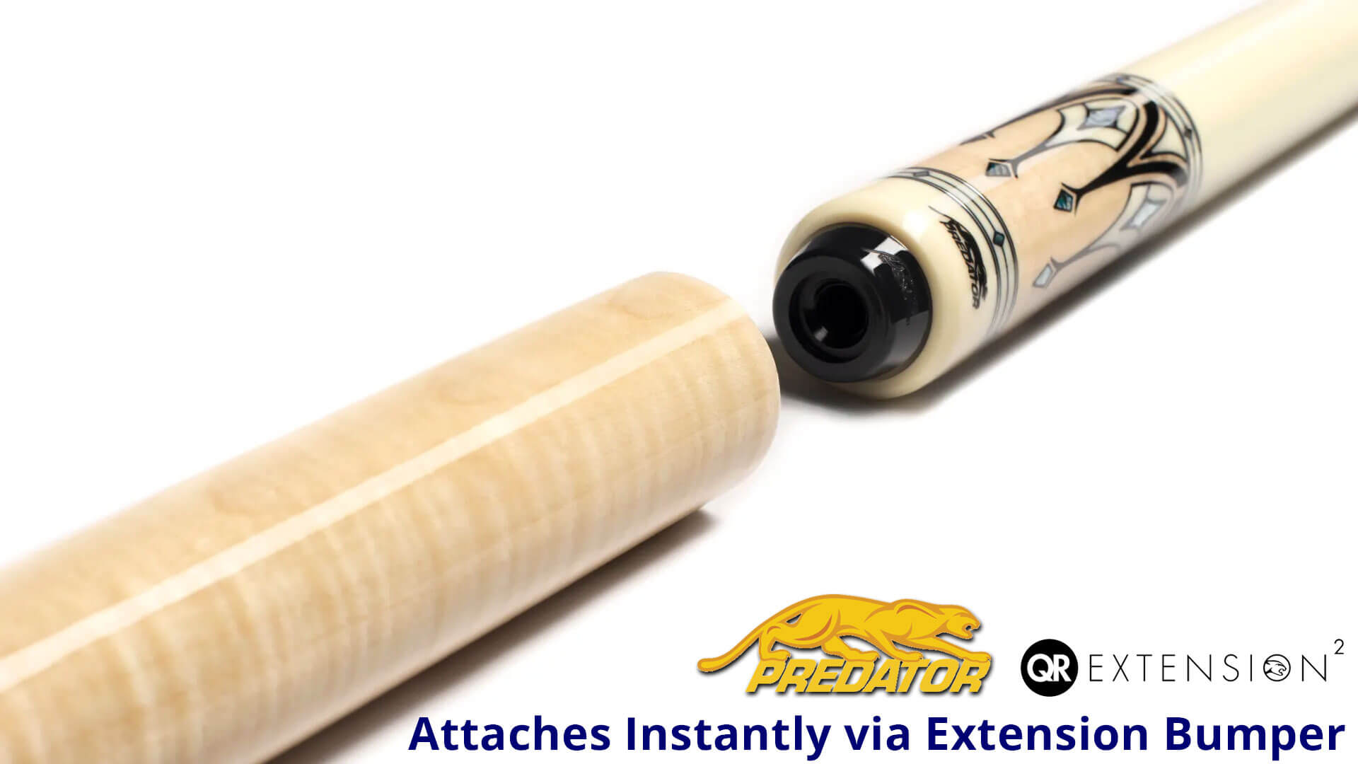 Predator QR2 Extension – 8 Inch – Curly Maple – Attaches Instantly Predator QR2 Extension - 8 Inch - Curly Maple - Attaches Instantly for sale