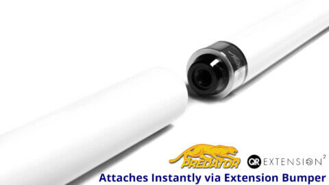 Predator QR2 Extension - 8 Inch - White Matte - Attaches Instantly for sale