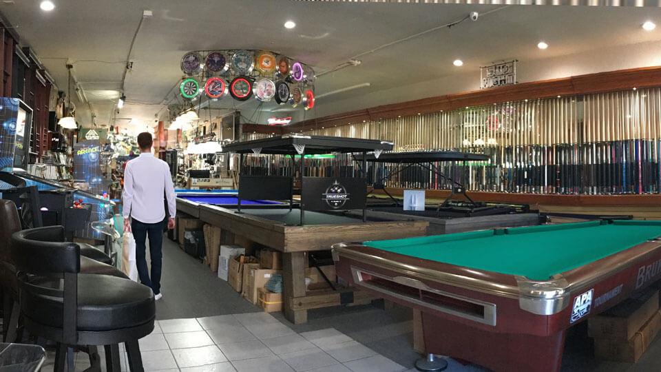 Browsing San Diego's Largest Cue Store