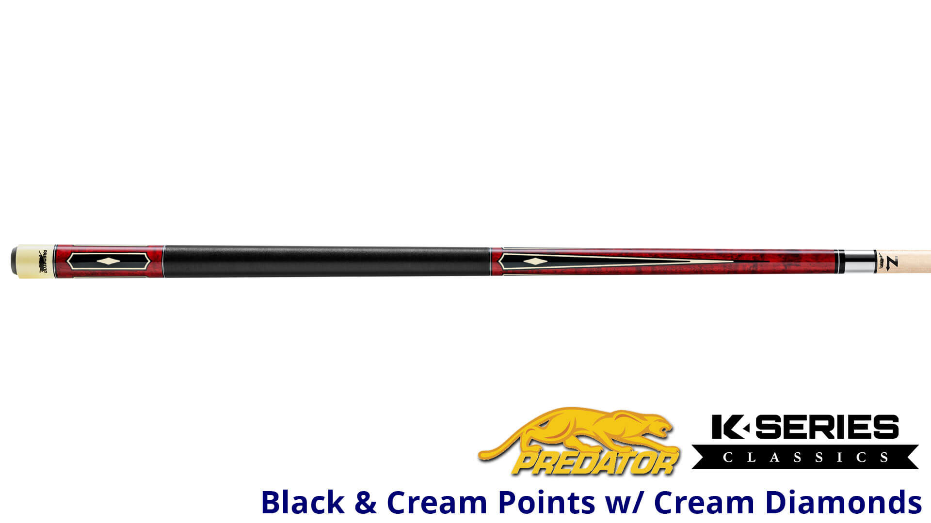 Predator - K Series Classics - 2-3 Pool Cue - Red Birdseye
