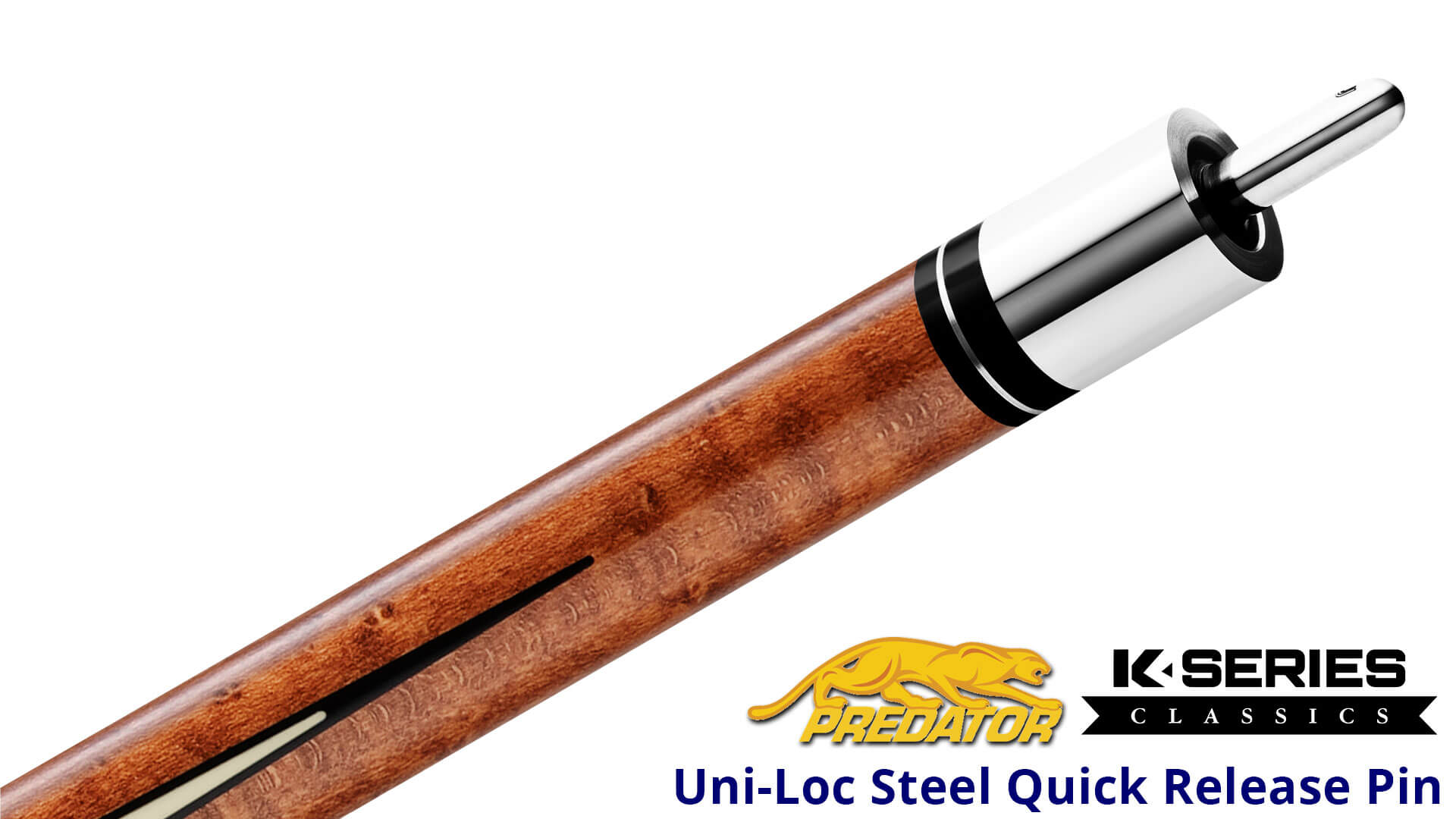 Predator - K Series Classics - 2-4 Pool Cue - Coffee