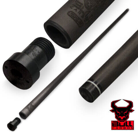 Bull Carbon Fiber Shaft - Kamui Tip + 3/8 x 14 Joint Insert for Sale