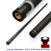 Bull Carbon Fiber Shaft - Kamui Tip + Pechauer Joint Insert for Sale