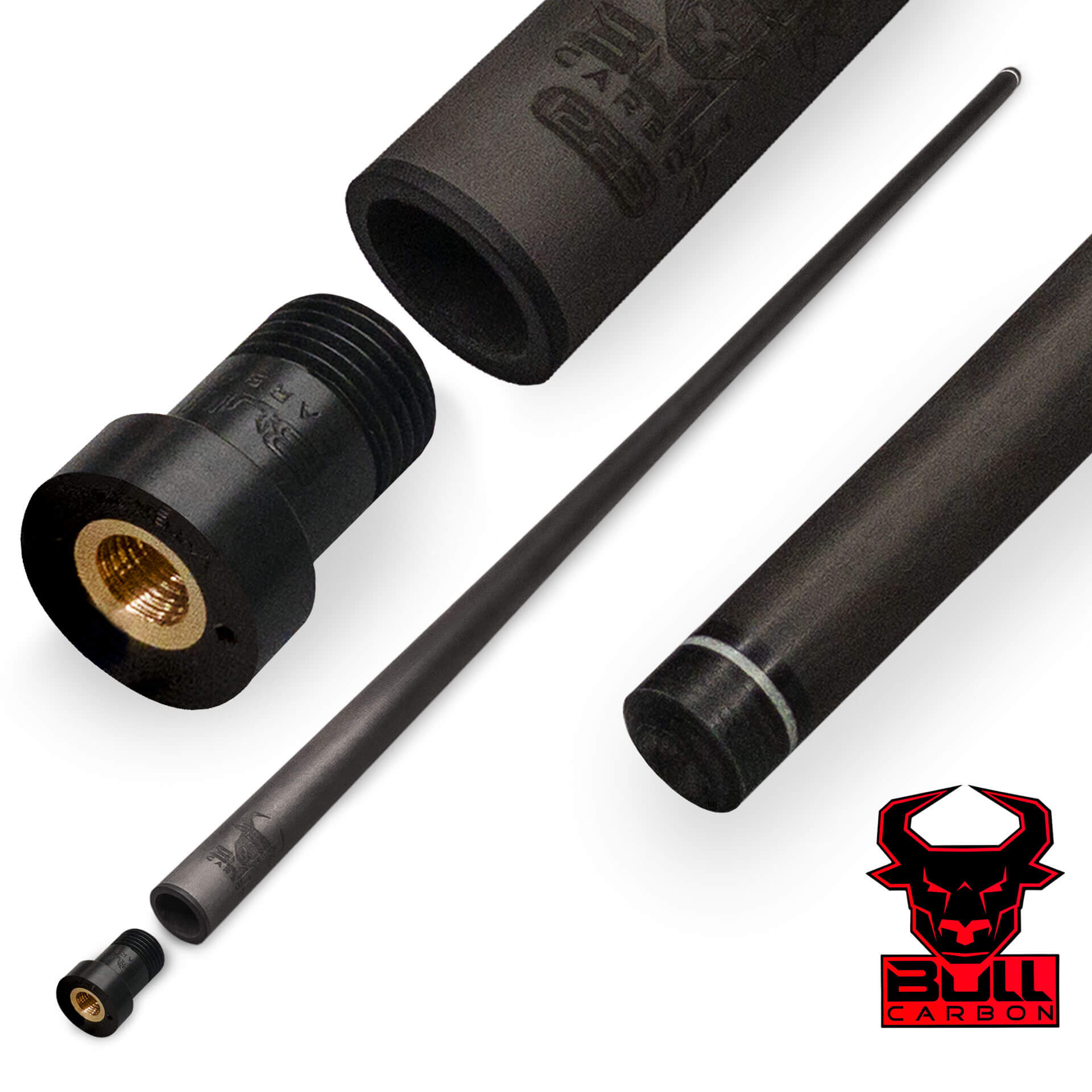 J.Pechauer キュー　カーボンシャフト Bull Carbon Fiber Shaft - Pechauer Joint Insert • Billiards Direct