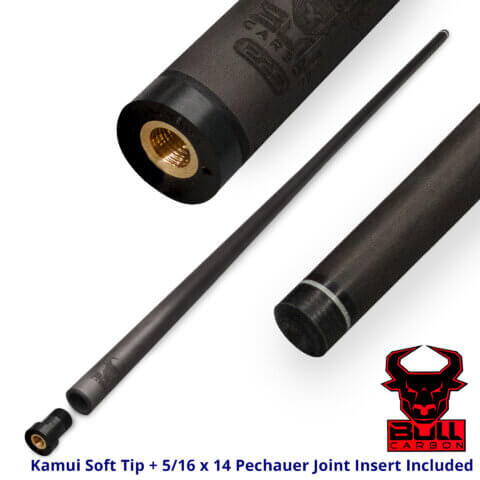 Bull Carbon Fiber Shaft - Kamui Tip + Pechauer Joint Insert for Sale